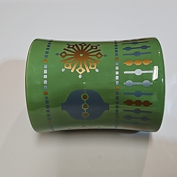 Peet's Green Gold + Blue Ornament Mug - Picture 2 of 11